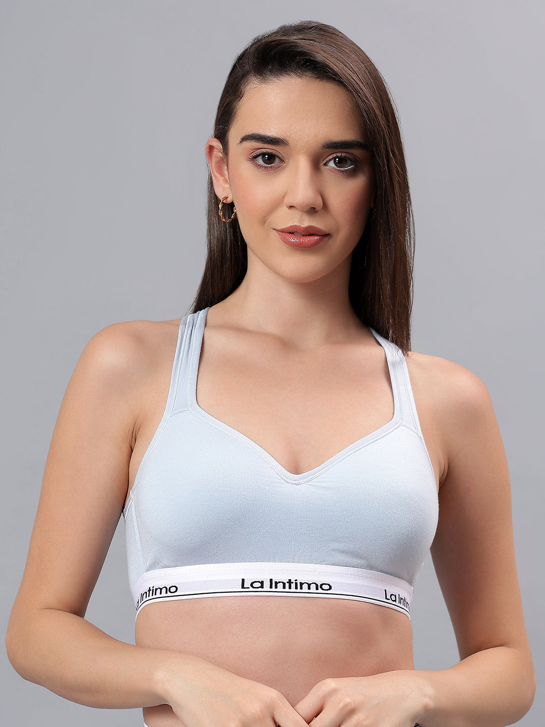 Luxury women's sports bra from La Intimo in a single pack, offering superior comfort, support, and style.