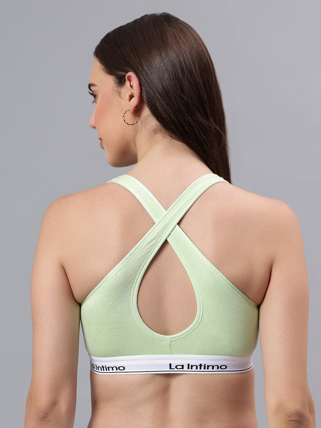 Luxury women's sports bra from La Intimo in a single pack, offering superior comfort, support, and style.