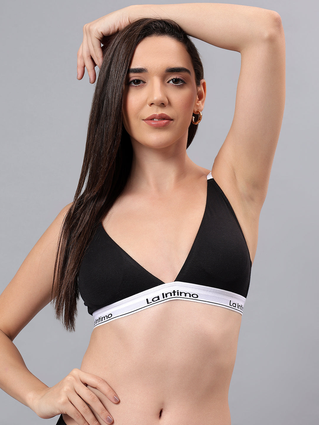 Luxury women's bralette from La Intimo in a single pack, offering comfort, style, and a perfect fit.