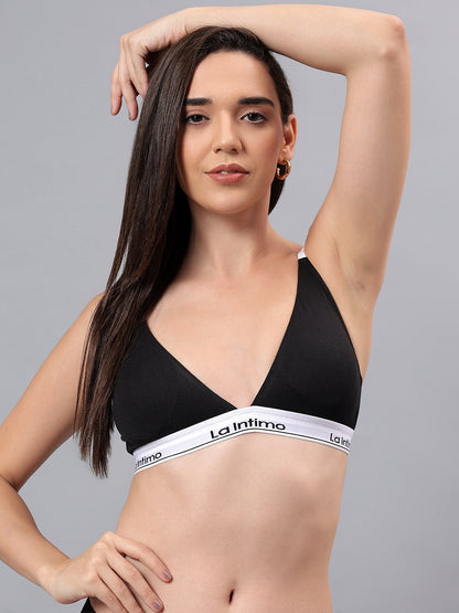 Luxury women's bralette from La Intimo in a single pack, offering comfort, style, and a perfect fit.