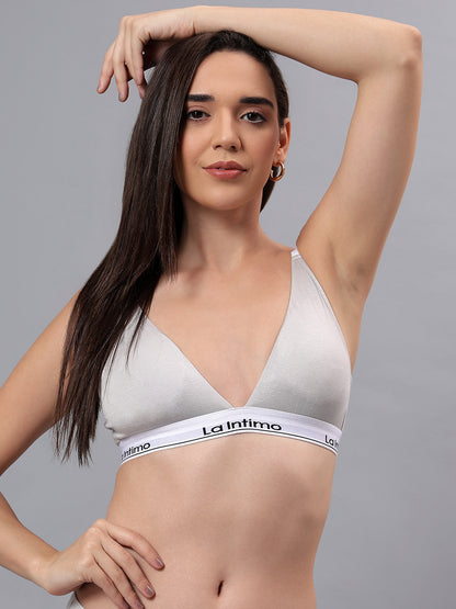 Luxury women's bralette from La Intimo in a single pack, offering comfort, style, and a perfect fit.