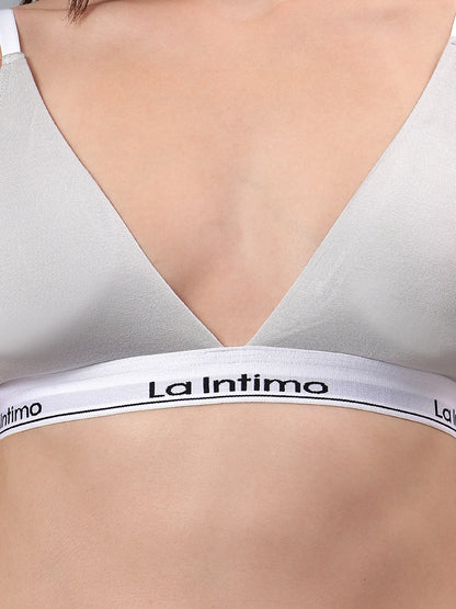Luxury women's bralette from La Intimo in a single pack, offering comfort, style, and a perfect fit.
