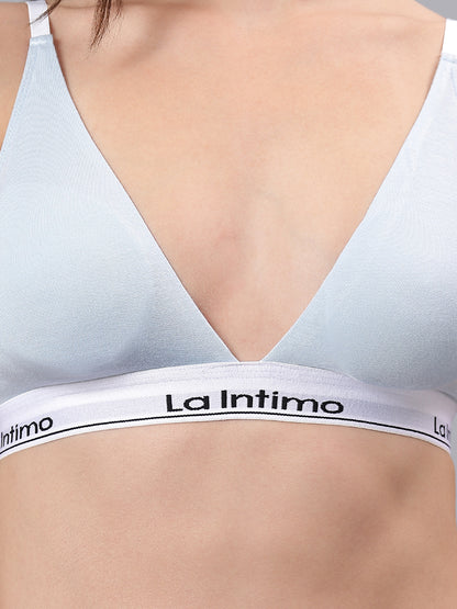 Luxury women's bralette from La Intimo in a single pack, offering comfort, style, and a perfect fit.