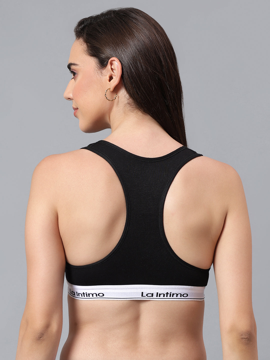 Full Coverage Padded Racerback Sports Bra