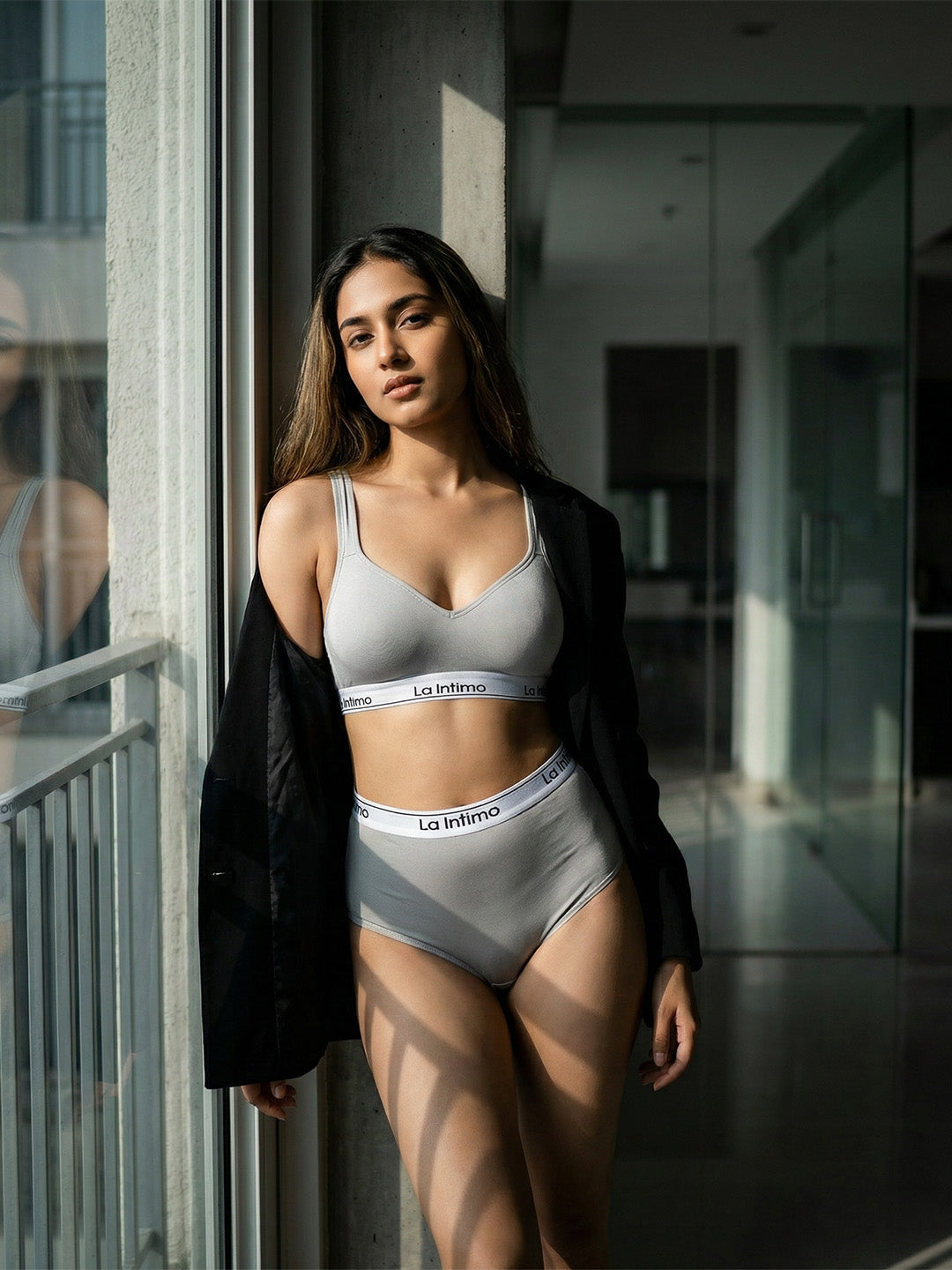 MicroModal Bra Panty Set - Soft Embrace