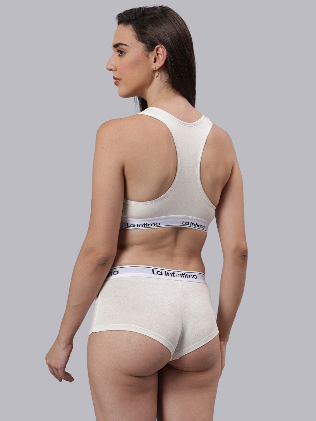 La Intimo Butter Bevy Women’s T-Shirt Bra and Boyshort Set – Combo Set in breathable, soft-touch fabric for luxury comfort and smooth daily wear