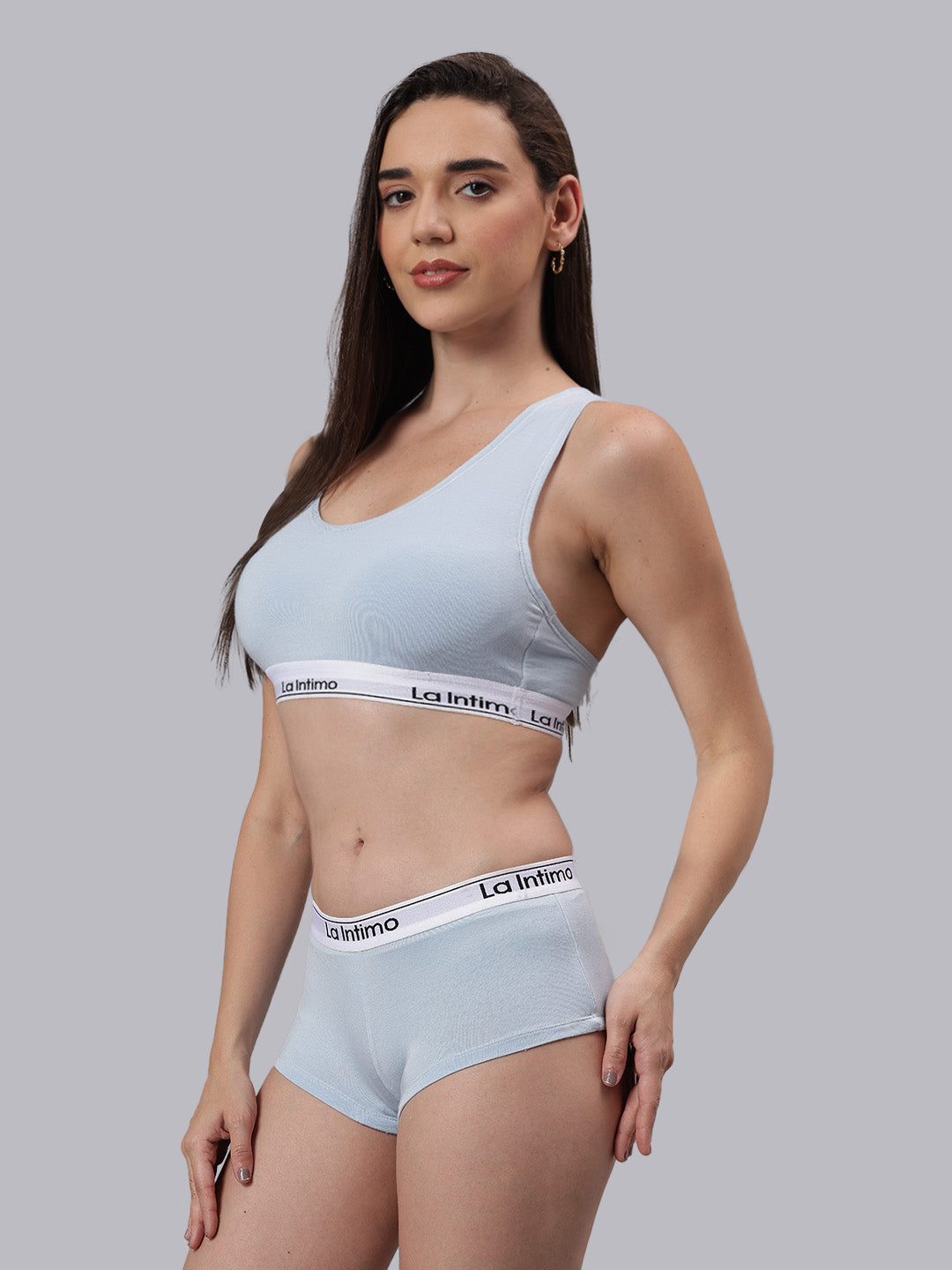 La Intimo Butter Bevy Women’s T-Shirt Bra and Boyshort Set – Combo Set in breathable, soft-touch fabric for luxury comfort and smooth daily wear