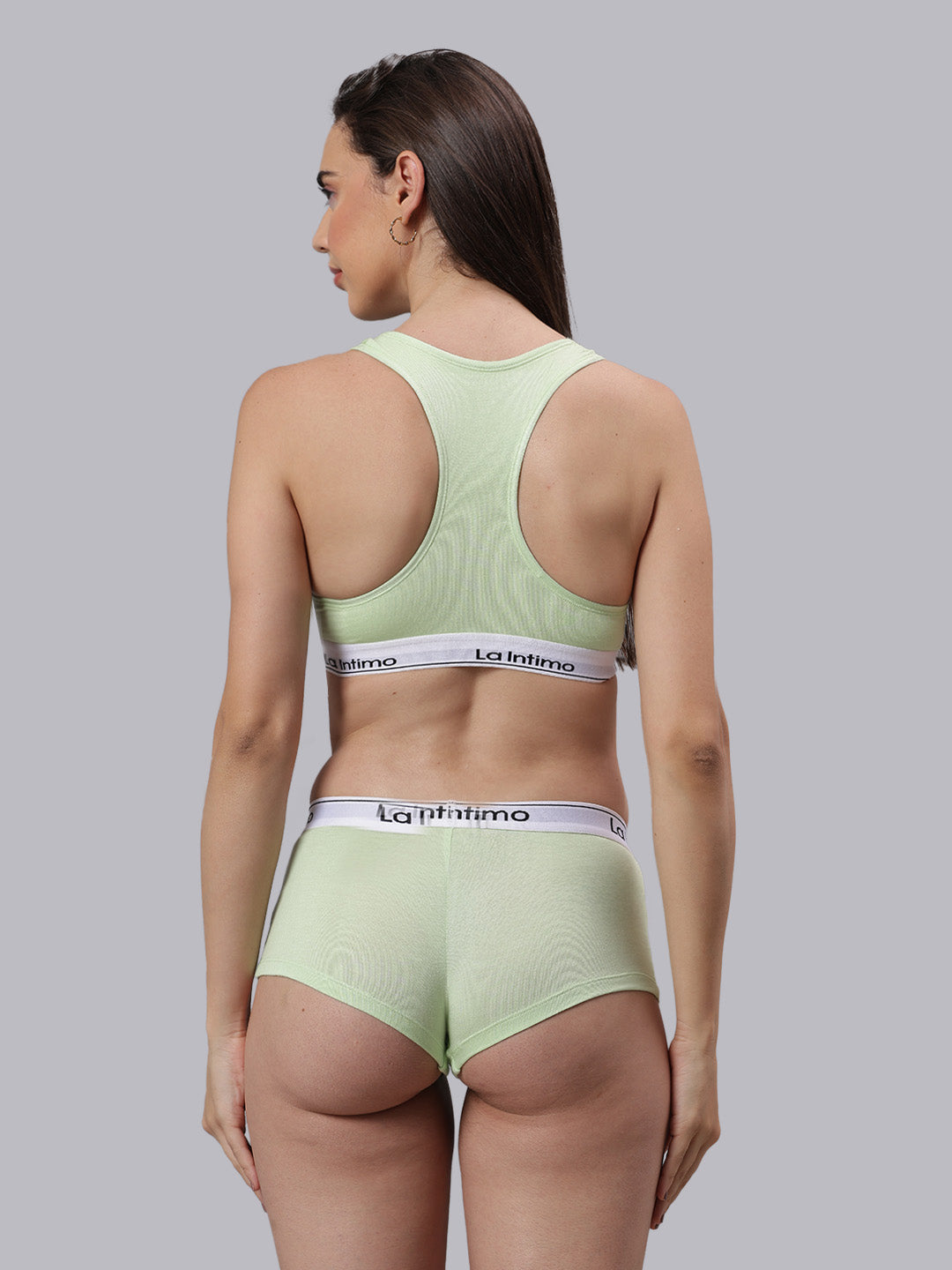 La Intimo Butter Bevy Women’s T-Shirt Bra and Boyshort Set – Combo Set in breathable, soft-touch fabric for luxury comfort and smooth daily wear