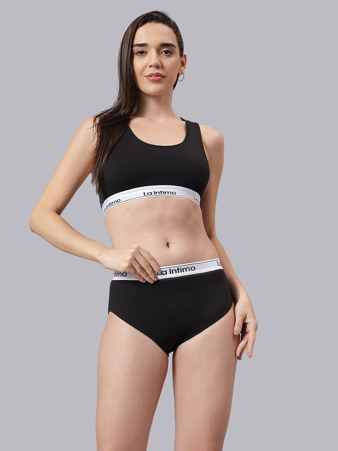 La Intimo Butter Bevy Women’s T-Shirt Bra and Hipster Set – Combo Set in ultra-soft, breathable fabric for luxurious, no-mark comfort and all-day wearability