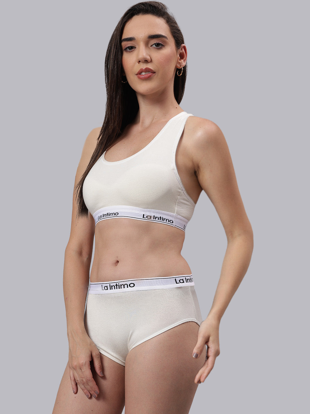 La Intimo Butter Bevy Women’s T-Shirt Bra and Hipster Set – Combo Set in ultra-soft, breathable fabric for luxurious, no-mark comfort and all-day wearability