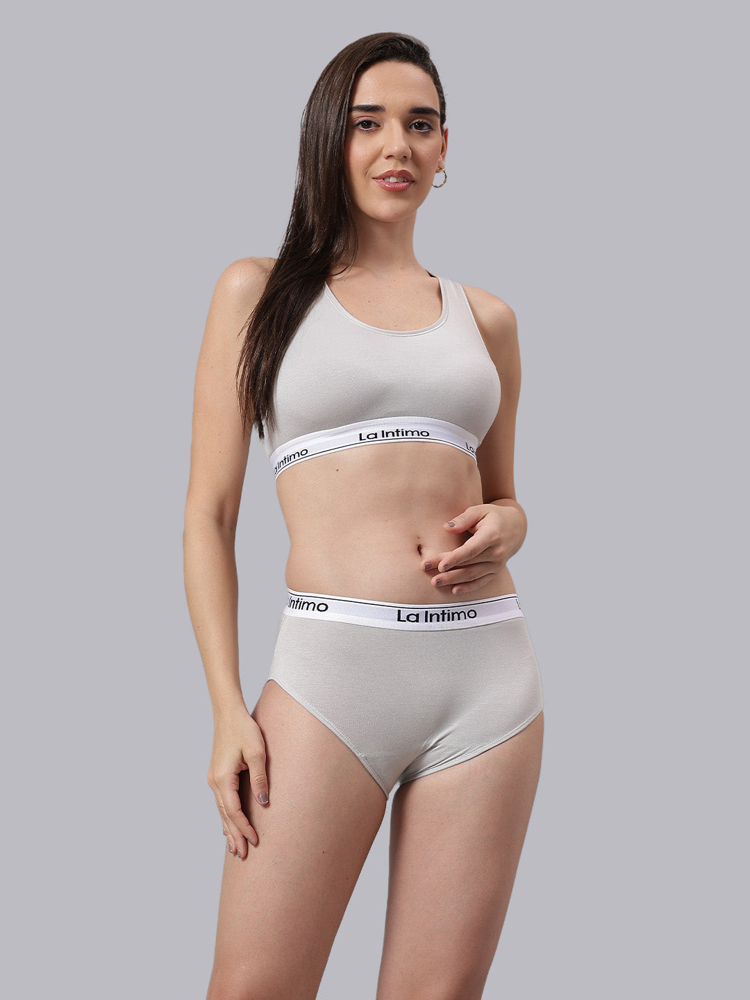 La Intimo Butter Bevy Women’s T-Shirt Bra and Hipster Set – Combo Set in ultra-soft, breathable fabric for luxurious, no-mark comfort and all-day wearability