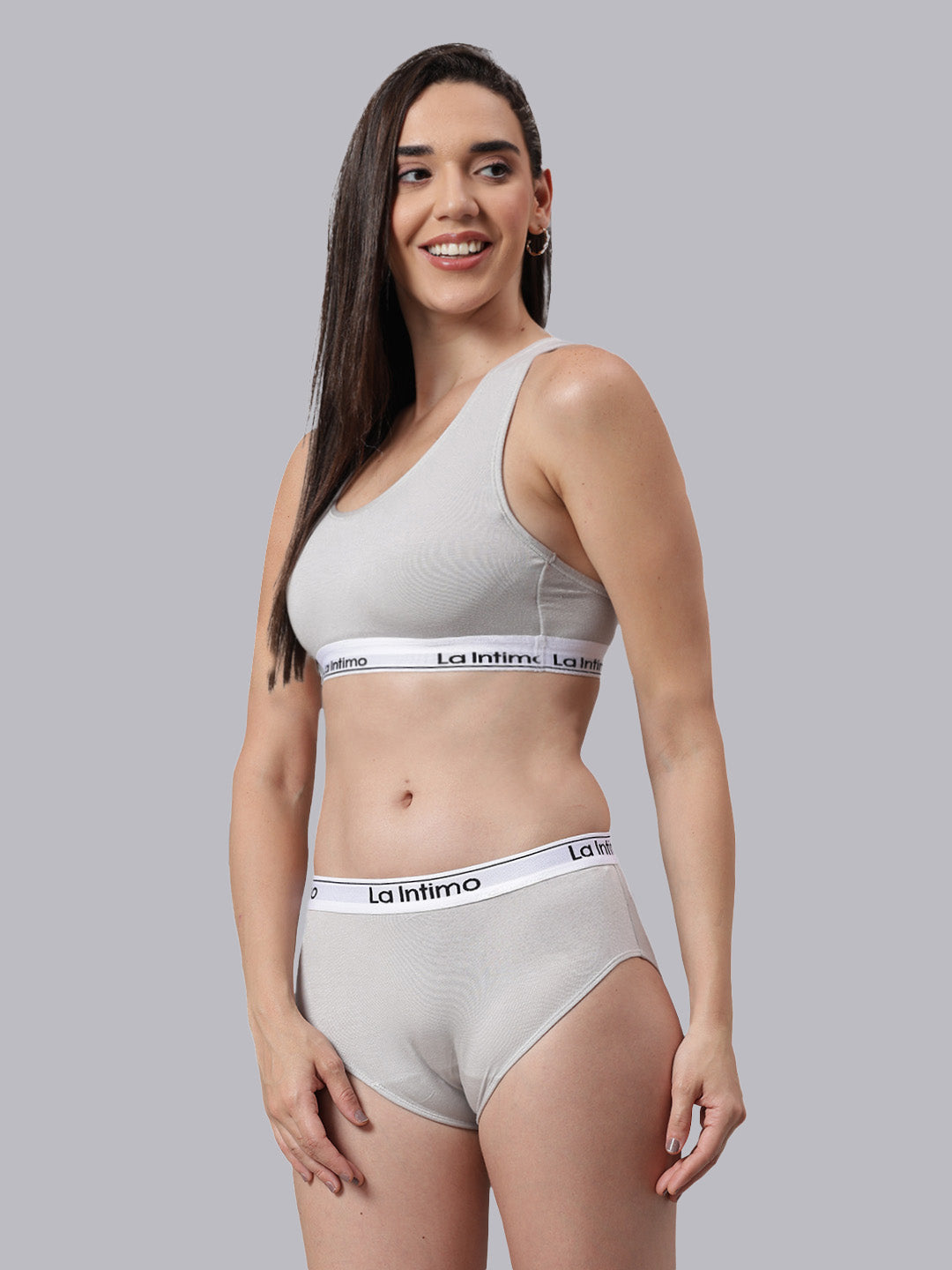 La Intimo Butter Bevy Women’s T-Shirt Bra and Hipster Set – Combo Set in ultra-soft, breathable fabric for luxurious, no-mark comfort and all-day wearability