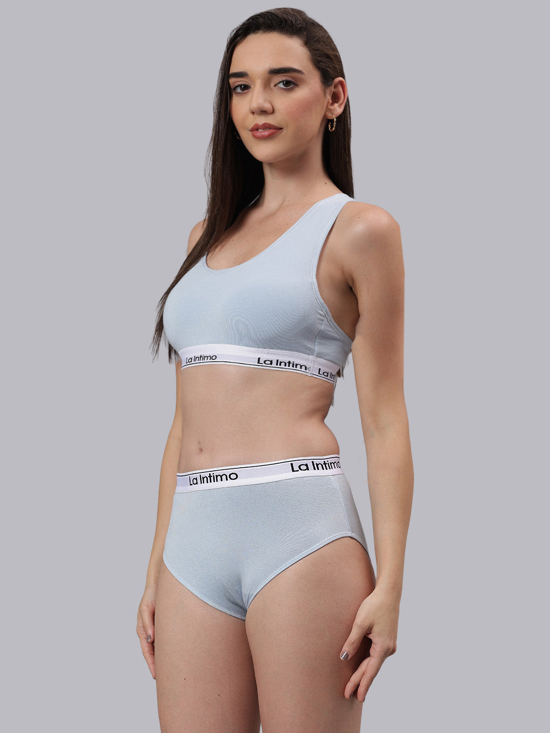 La Intimo Butter Bevy Women’s T-Shirt Bra and Hipster Set – Combo Set in ultra-soft, breathable fabric for luxurious, no-mark comfort and all-day wearability
