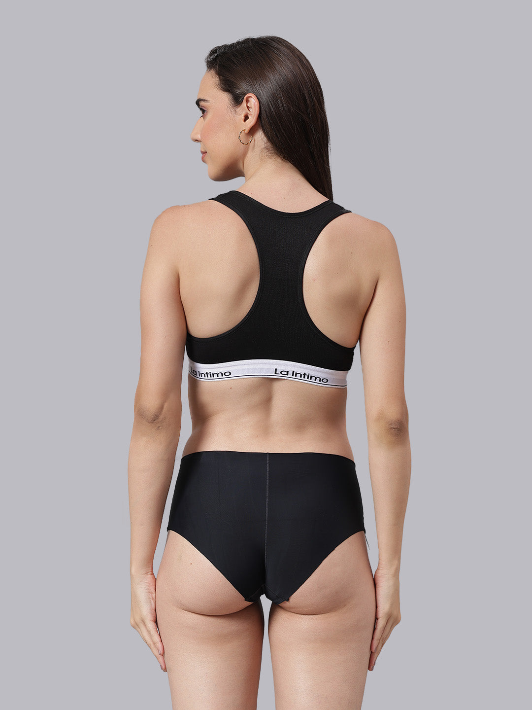 La Intimo Barely There Women’s T-Shirt Bra & Semi-Seamless Panty Set – Combo Set in ultra-soft, skin-friendly fabric for invisible, everyday luxury comfort