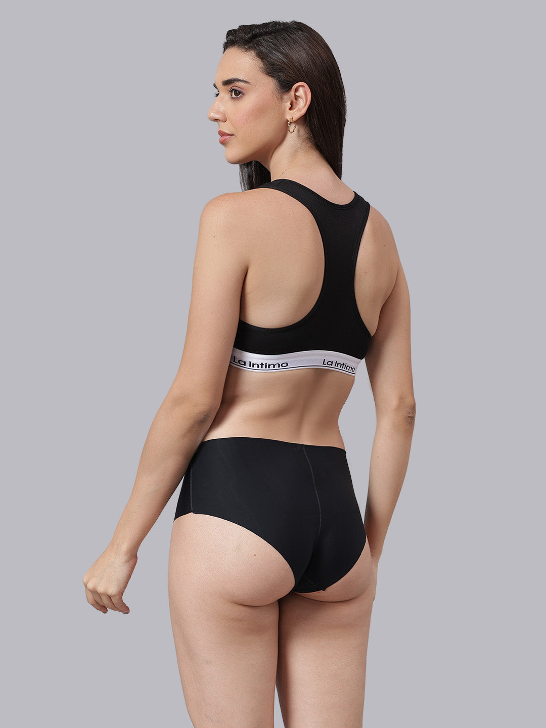 La Intimo Barely There Women’s T-Shirt Bra & Semi-Seamless Panty Set – Combo Set in ultra-soft, skin-friendly fabric for invisible, everyday luxury comfort