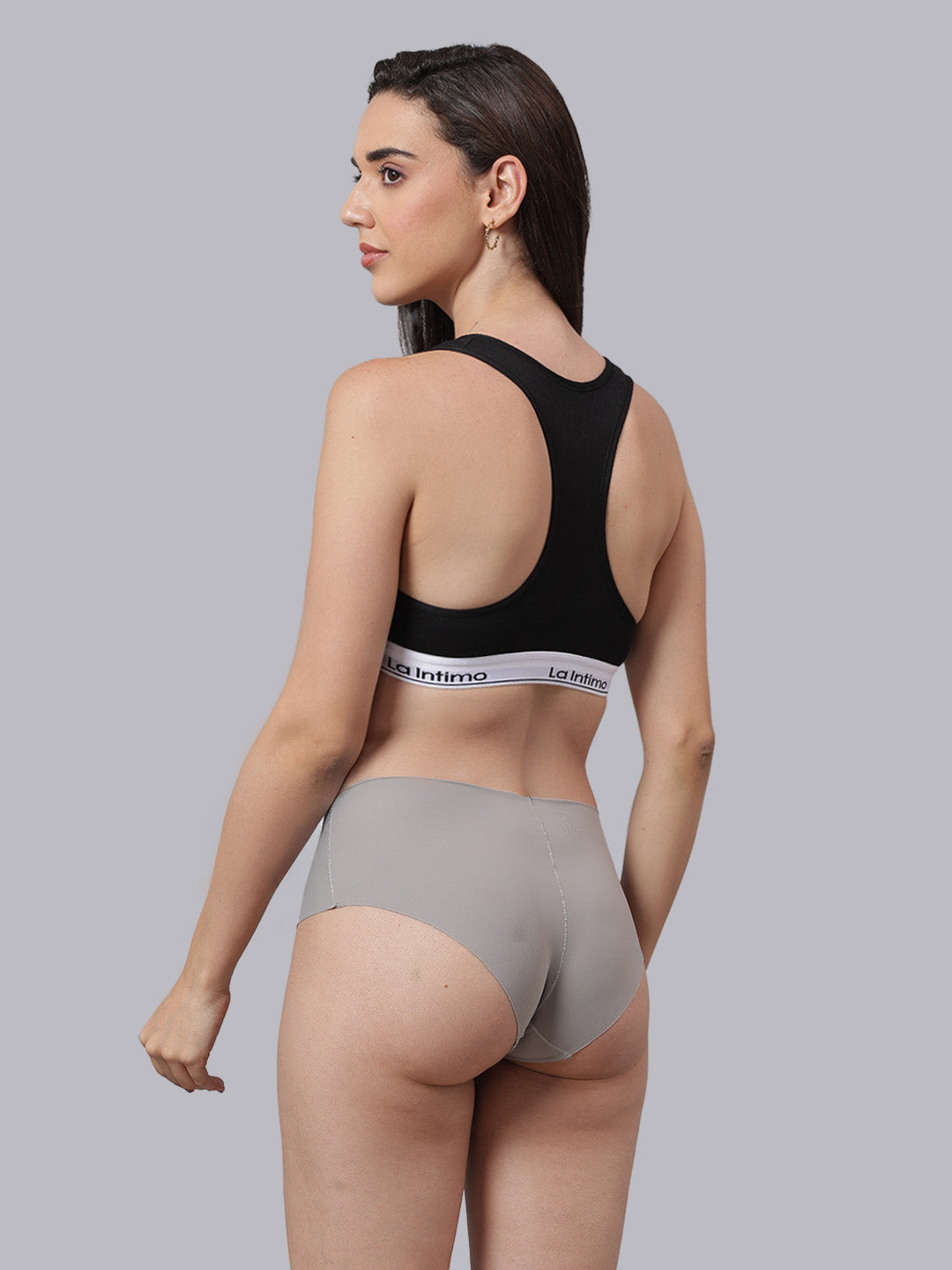 La Intimo Barely There Women’s T-Shirt Bra & Semi-Seamless Panty Set – Combo Set in ultra-soft, skin-friendly fabric for invisible, everyday luxury comfort