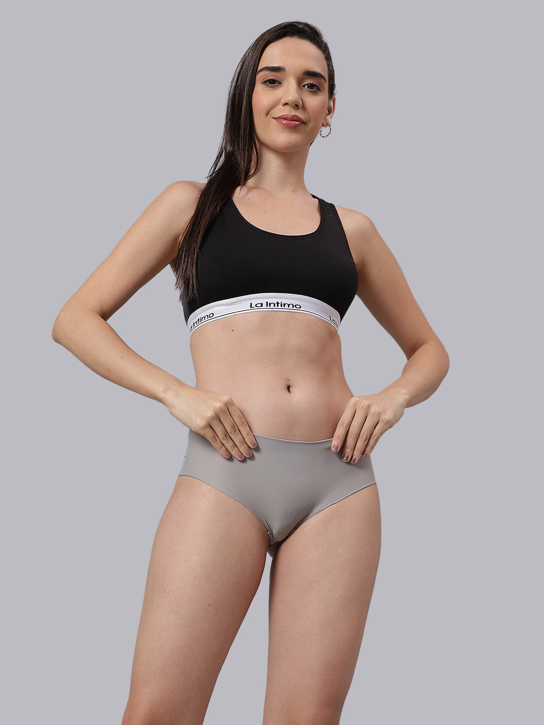 MicroModal Bra Panty Set - Satin Veil