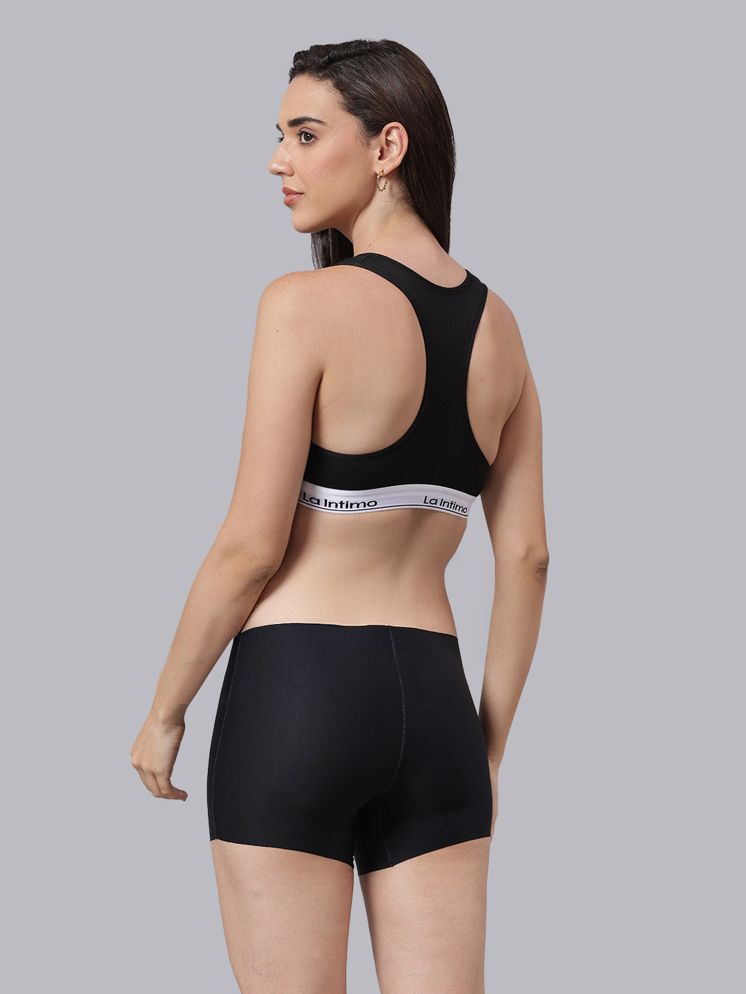 La Intimo Barely There Women’s T-Shirt Bra & Semi-Seamless Lingerie Set – Combo Set in breathable, no-mark fabric for luxury comfort and invisible fit