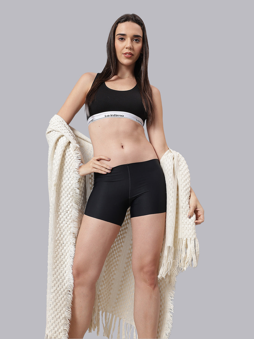 La Intimo Barely There Women’s T-Shirt Bra & Semi-Seamless Lingerie Set – Combo Set in breathable, no-mark fabric for luxury comfort and invisible fit