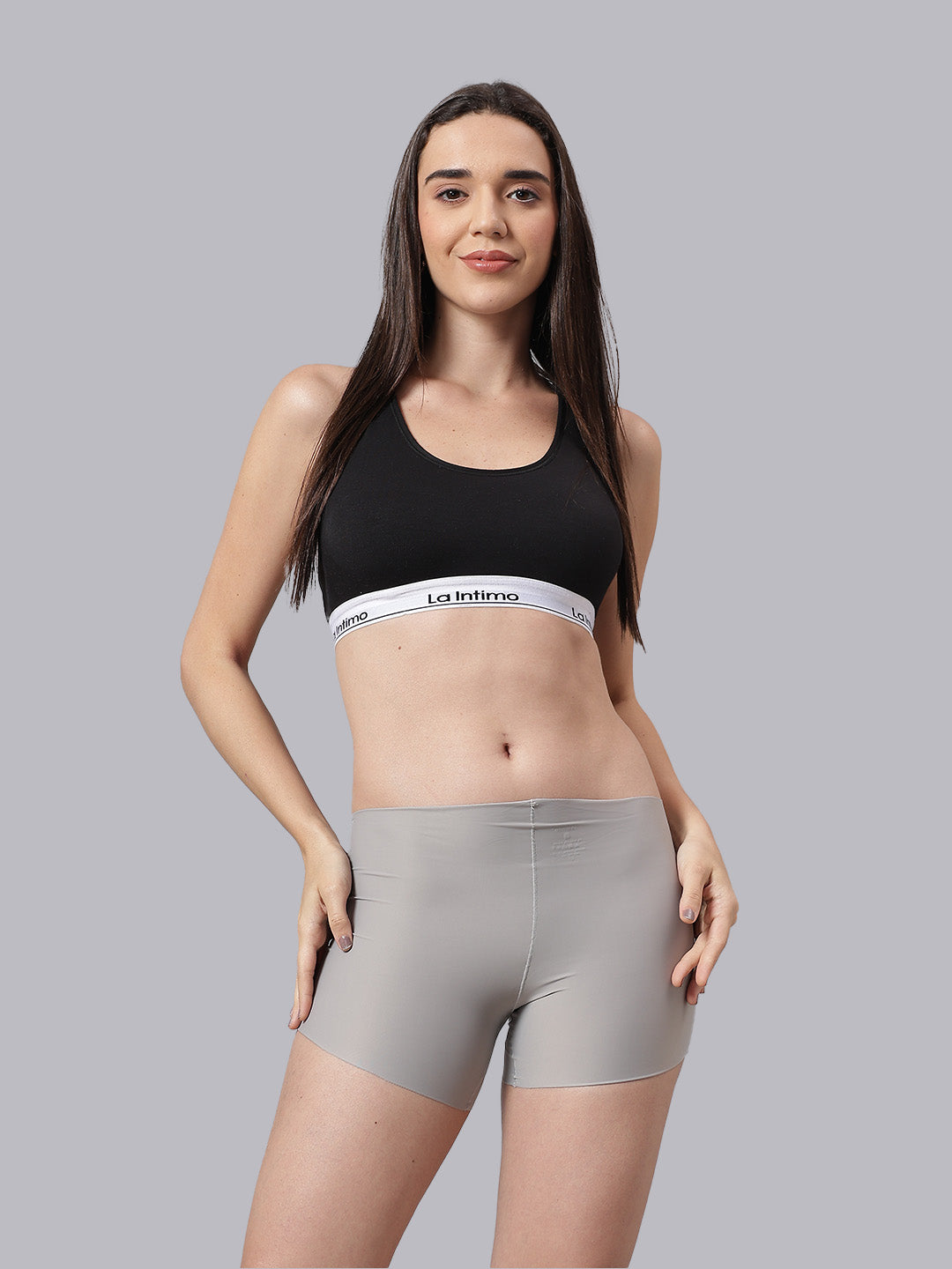 La Intimo Barely There Women’s T-Shirt Bra & Semi-Seamless Lingerie Set – Combo Set in breathable, no-mark fabric for luxury comfort and invisible fit