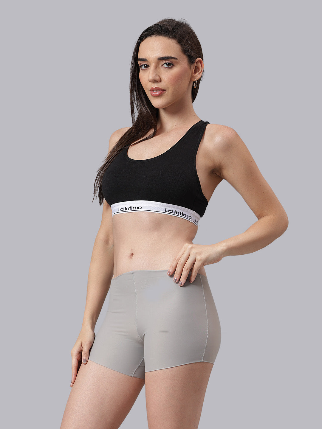 La Intimo Barely There Women’s T-Shirt Bra & Semi-Seamless Lingerie Set – Combo Set in breathable, no-mark fabric for luxury comfort and invisible fit