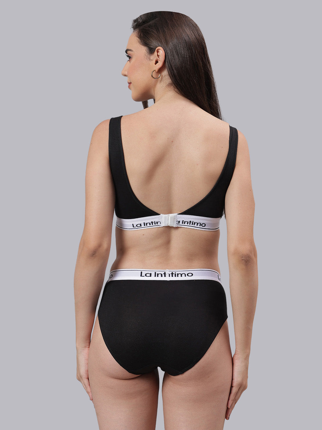 La Intimo Butter Bevy Women’s Sports Bra and Brief Lingerie Set – Combo Set in ultra-soft, breathable fabric for all-day comfort and active lifestyle support