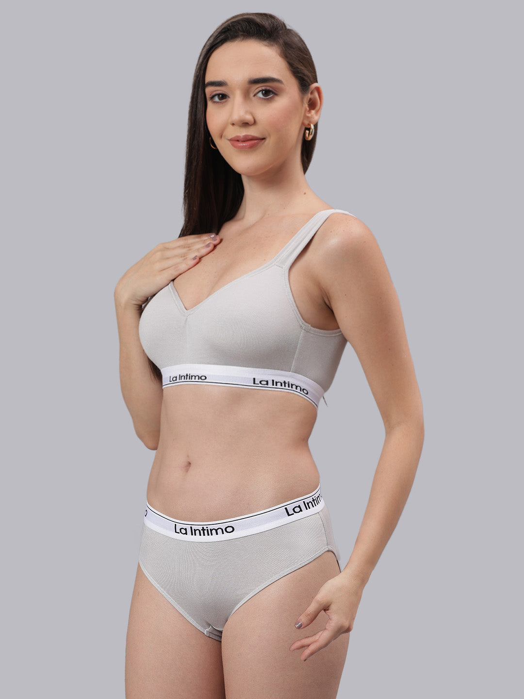 La Intimo Butter Bevy Women’s Sports Bra and Brief Lingerie Set – Combo Set in ultra-soft, breathable fabric for all-day comfort and active lifestyle support