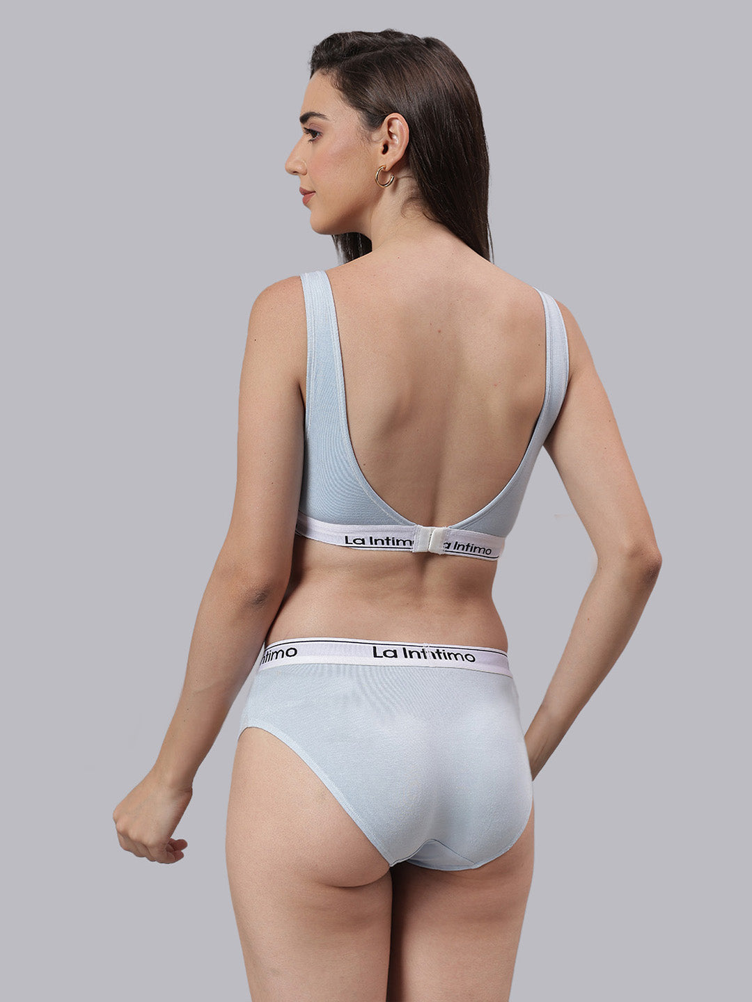 La Intimo Butter Bevy Women’s Sports Bra and Brief Lingerie Set – Combo Set in ultra-soft, breathable fabric for all-day comfort and active lifestyle support