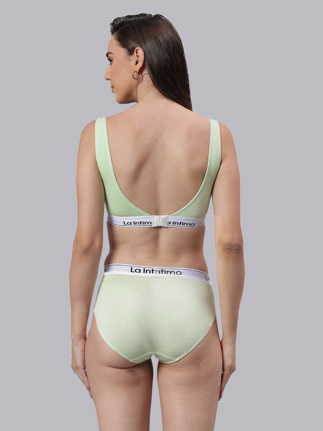 La Intimo Butter Bevy Women’s Sports Bra and Brief Lingerie Set – Combo Set in ultra-soft, breathable fabric for all-day comfort and active lifestyle support