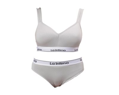 MicroModal Bra Panty Set - Amber Plush