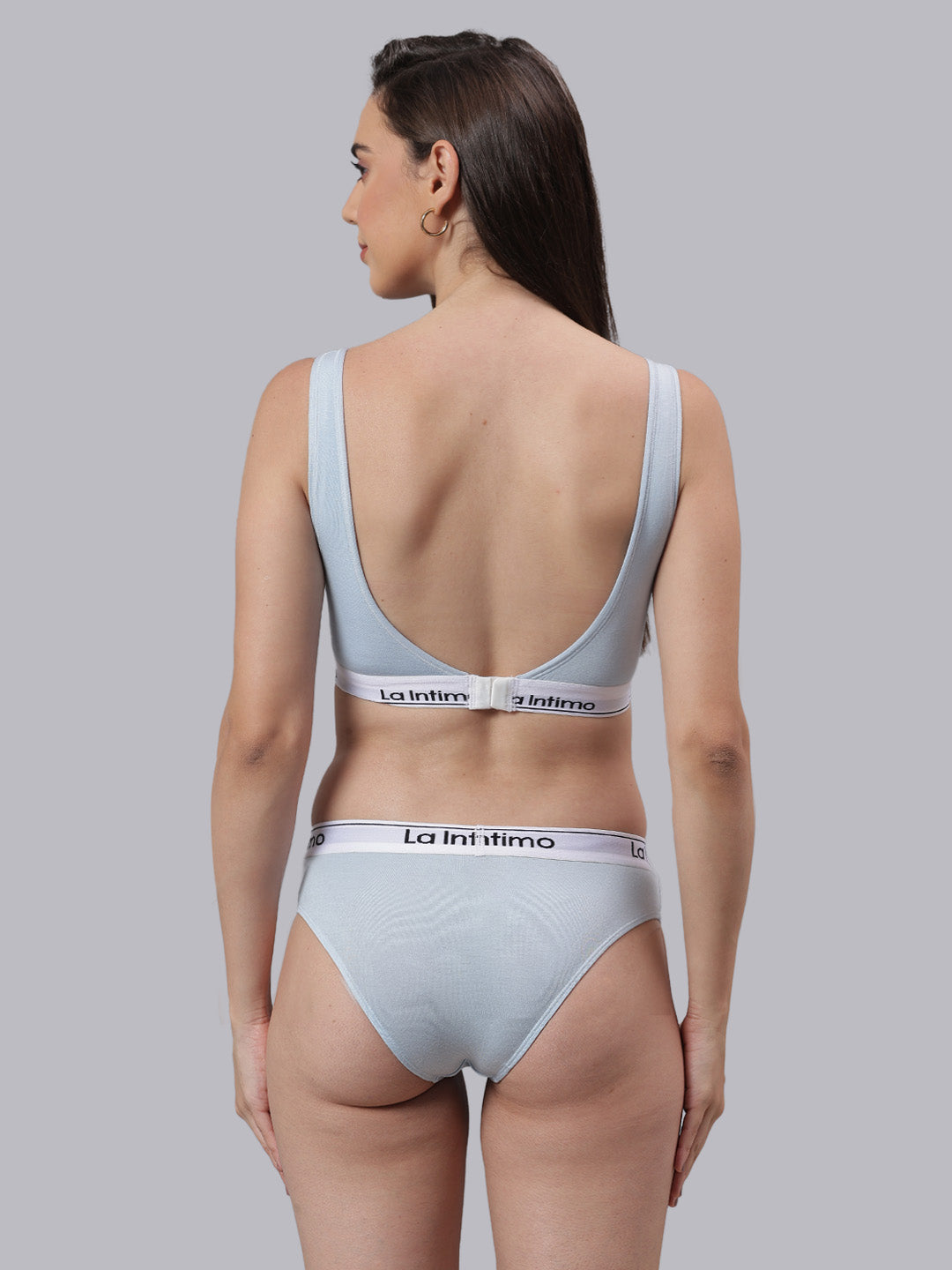 La Intimo Butter Bevy Women’s Sports Bra and Bikini Brief Lingerie Set – Combo Set in soft, breathable fabric for seamless fit and all-day luxury comfort