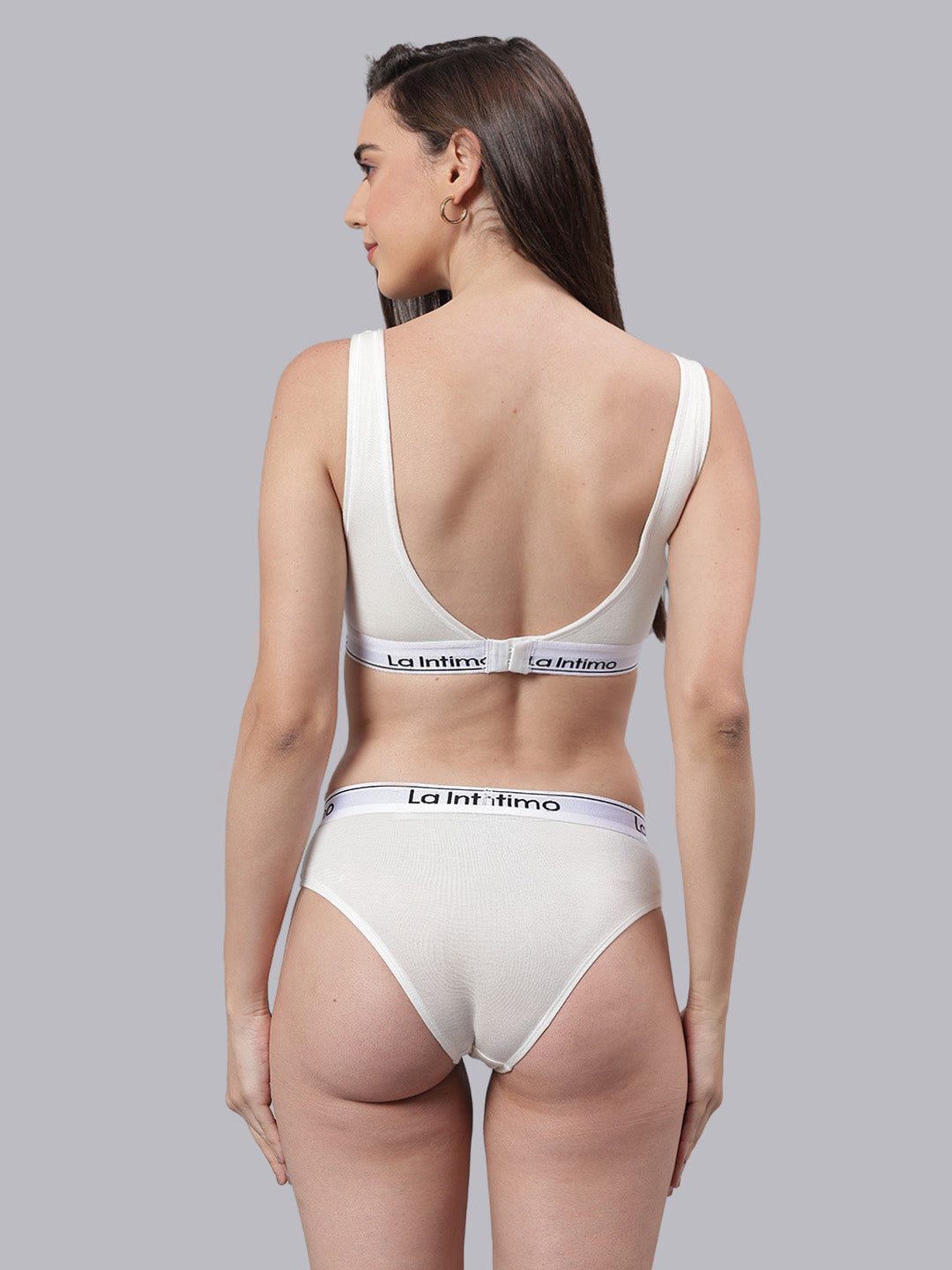 MicroModal Bra Panty Set - Delicate Kiss