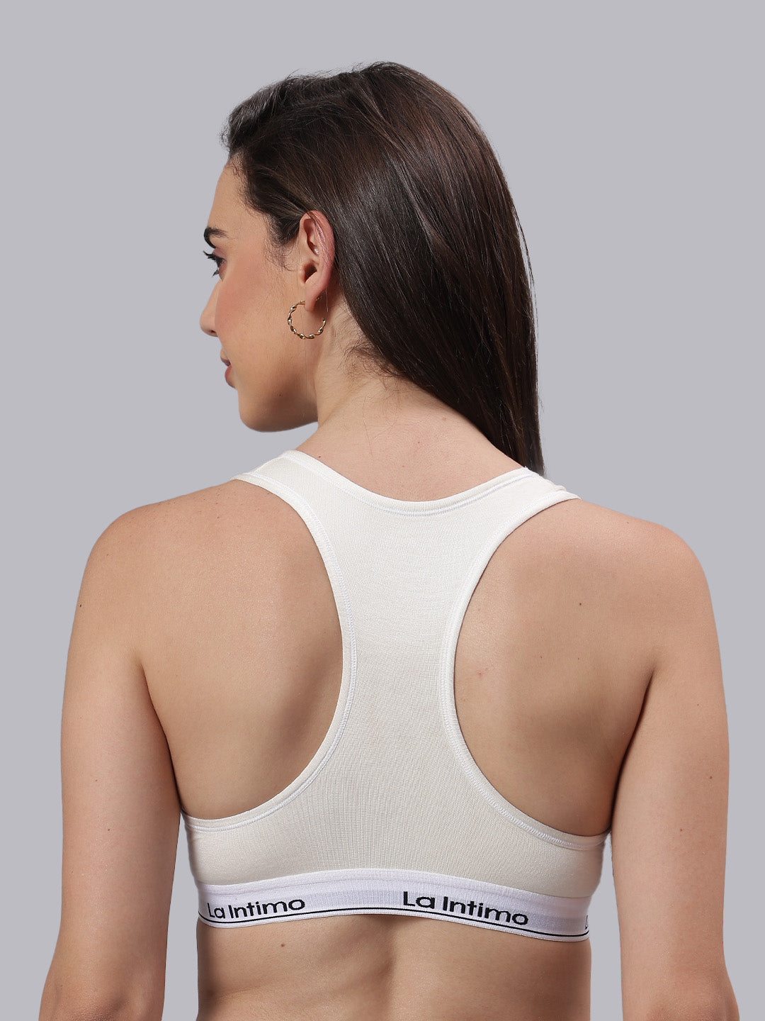 La Intimo Barely There Women’s Sports Bra & Semi-Seamless Lingerie Set – Combo Set in ultra-soft, breathable fabric for invisible comfort and everyday wear