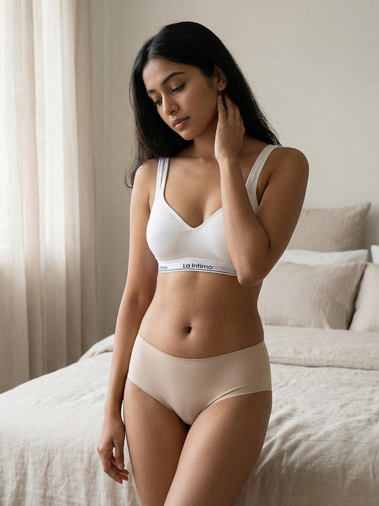 MicroModal Bra Panty Set - Satin Enchant