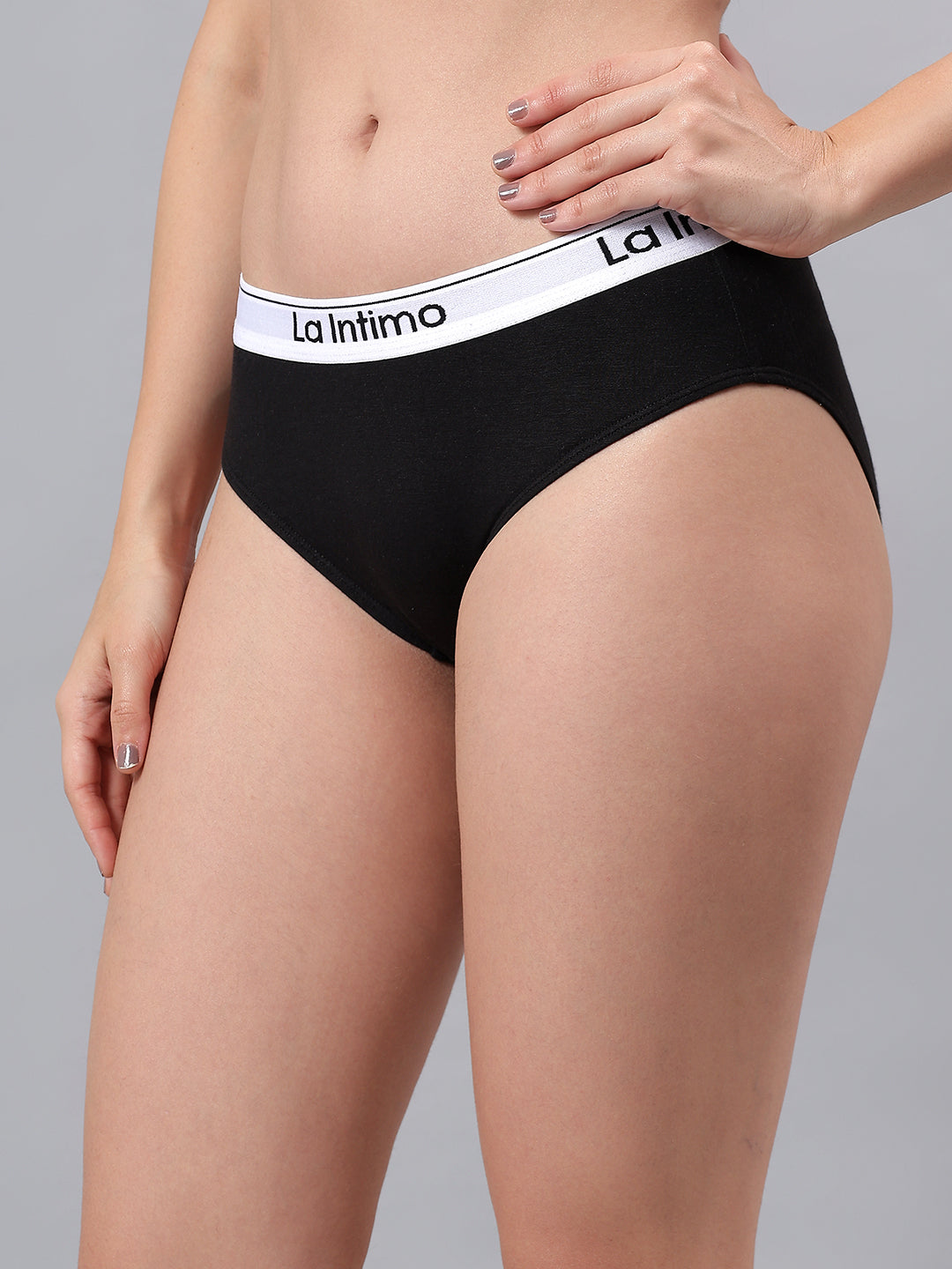 Luxury women's bikini brief panty from La Intimo in a single pack, offering premium comfort and stylish design.