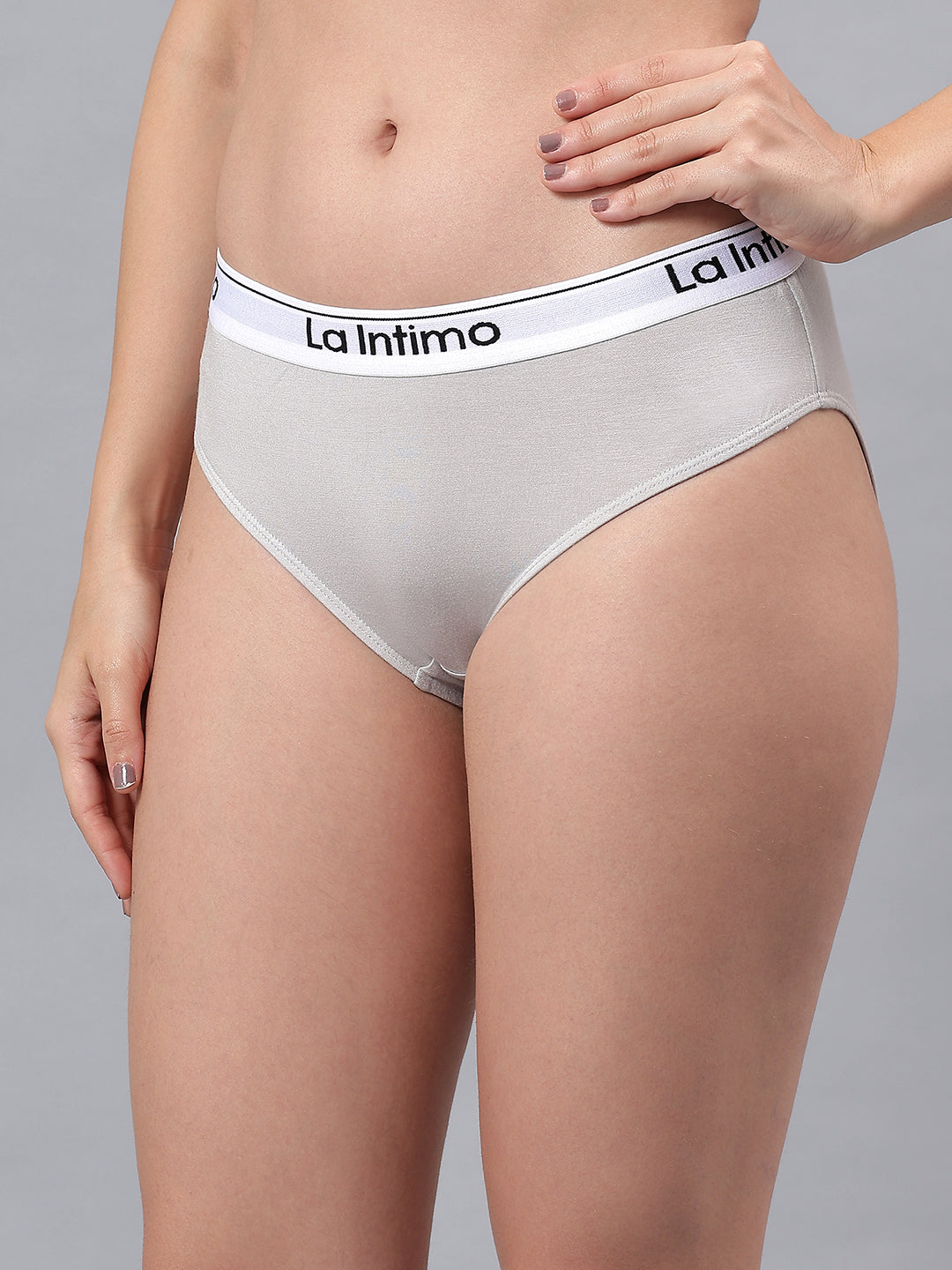 Luxury women's bikini brief panty from La Intimo in a single pack, offering premium comfort and stylish design.