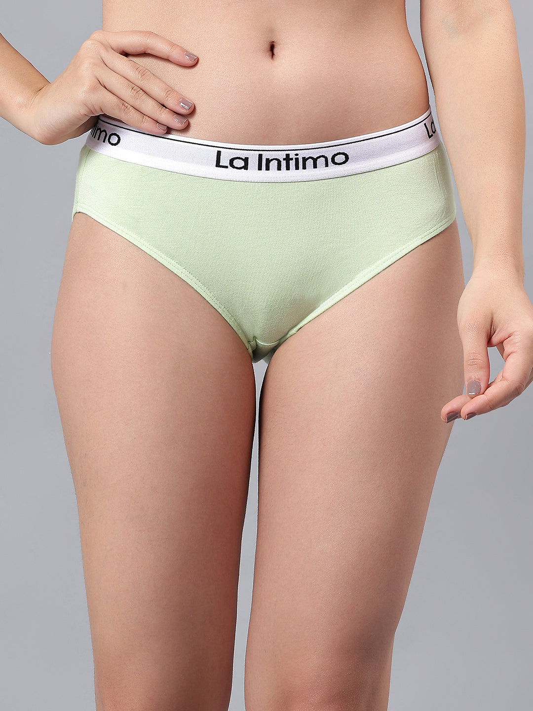 Luxury women's bikini brief panty from La Intimo in a single pack, offering premium comfort and stylish design.