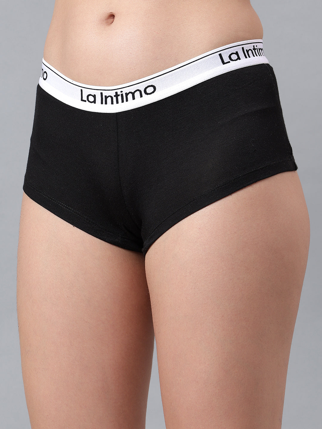 Luxury women's boyshort panty from La Intimo in a single pack, offering comfort and premium quality fabric.