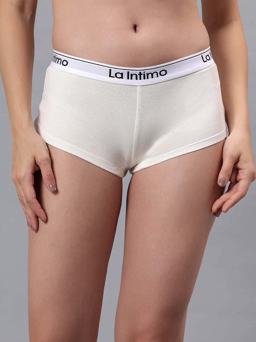 Luxury women's boyshort panty from La Intimo in a single pack, offering comfort and premium quality fabric.