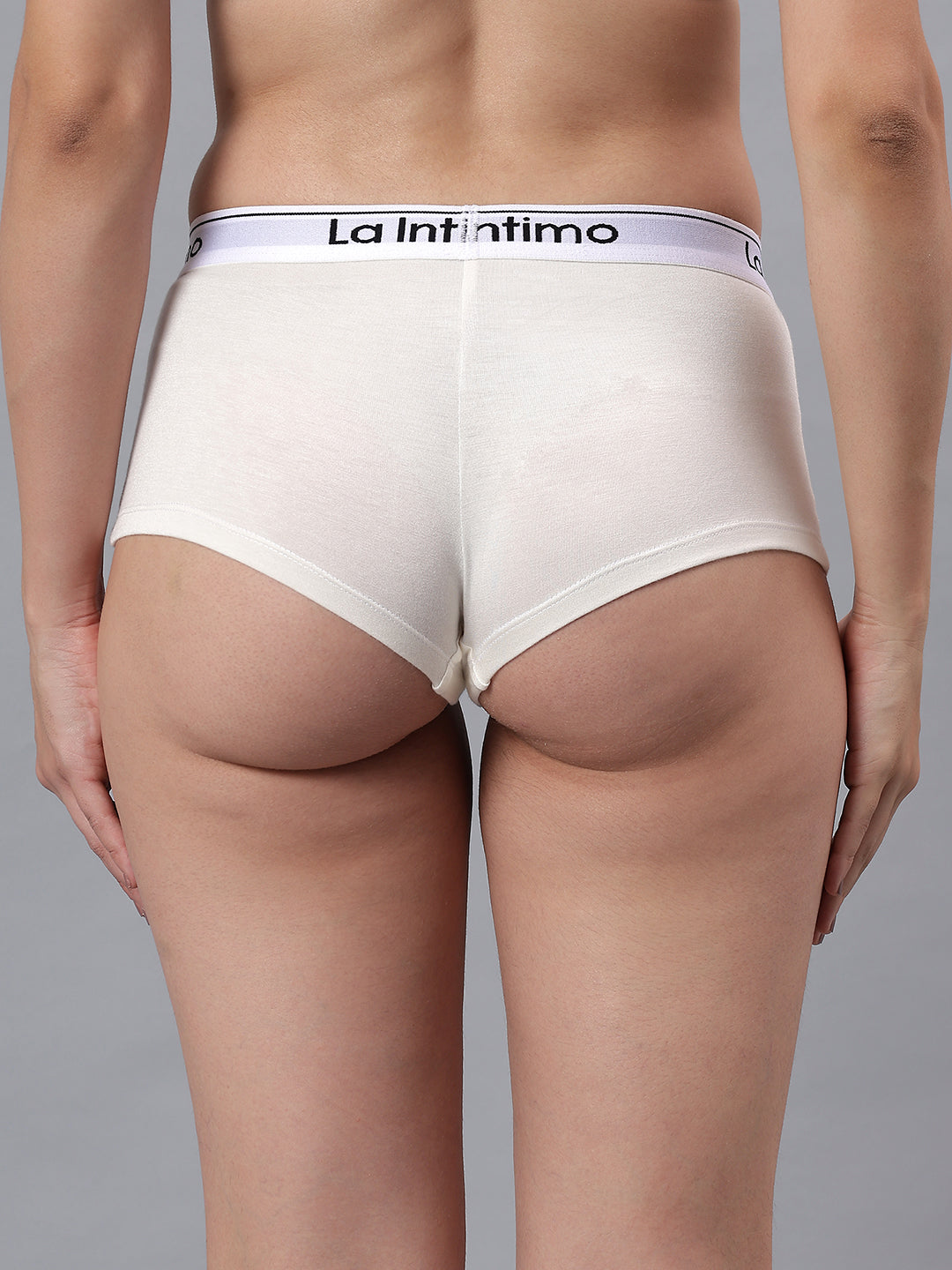 Luxury women's boyshort panty from La Intimo in a single pack, offering comfort and premium quality fabric.