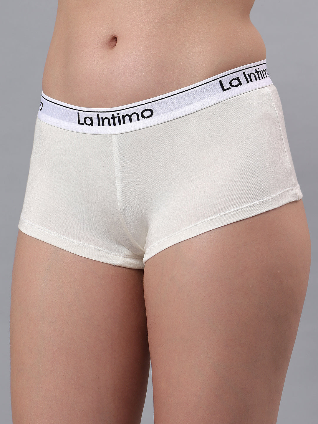 Luxury women's boyshort panty from La Intimo in a single pack, offering comfort and premium quality fabric.