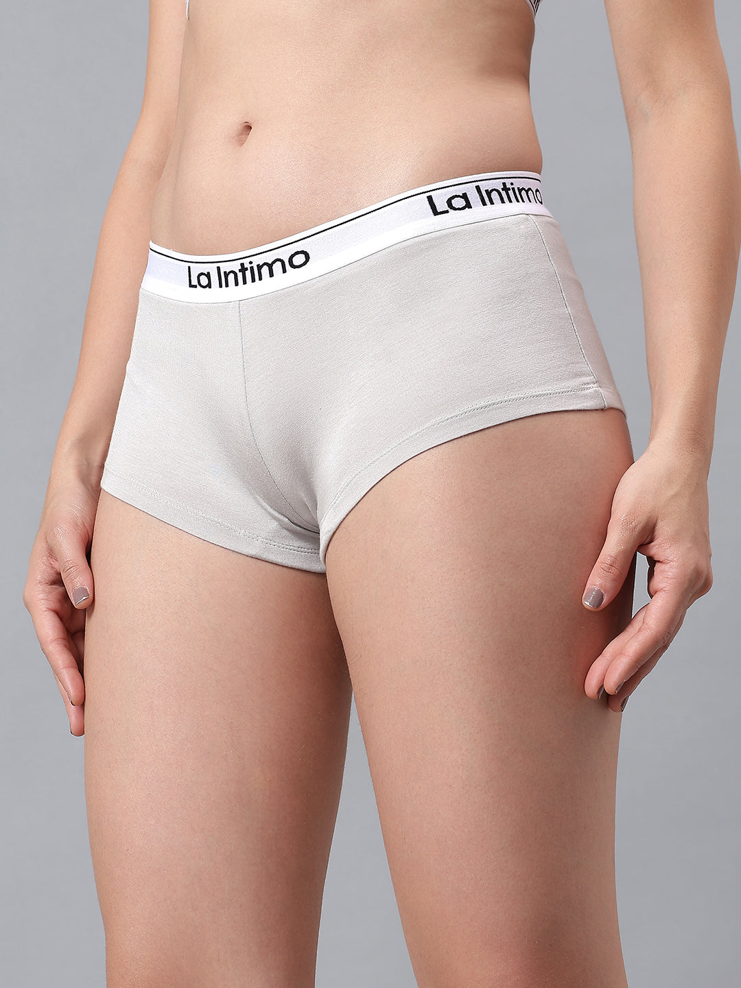 Luxury women's boyshort panty from La Intimo in a single pack, offering comfort and premium quality fabric.