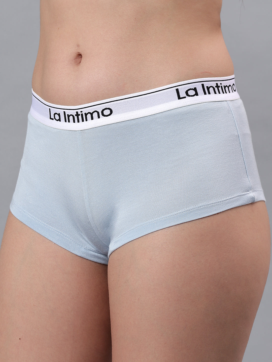 Luxury women's boyshort panty from La Intimo in a single pack, offering comfort and premium quality fabric.