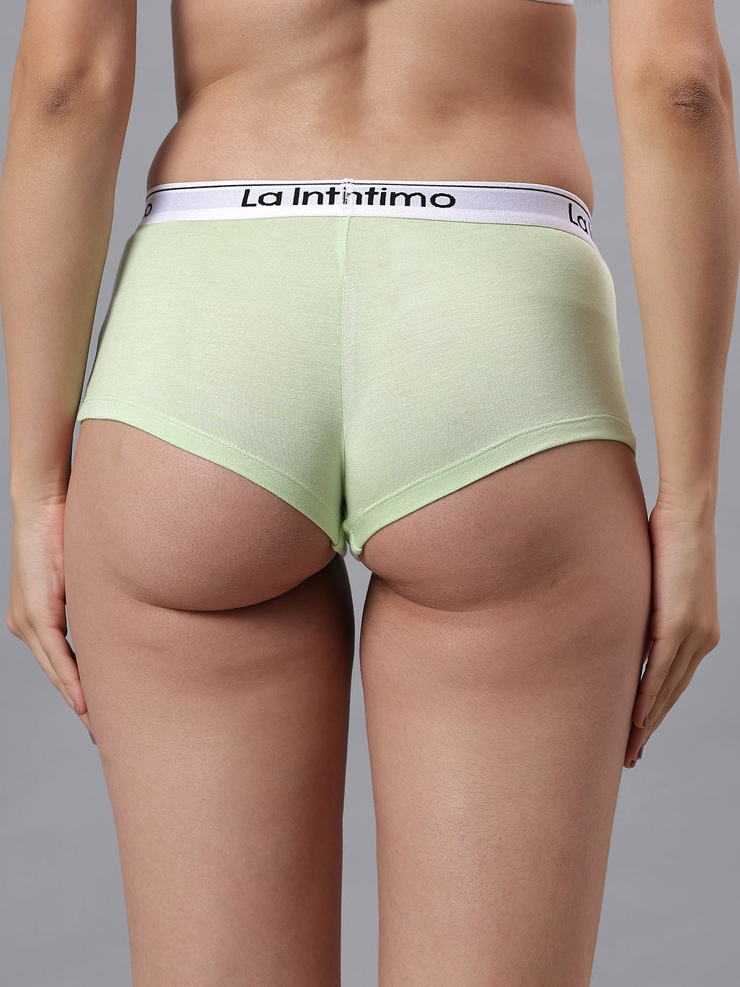 Luxury women's boyshort panty from La Intimo in a single pack, offering comfort and premium quality fabric.