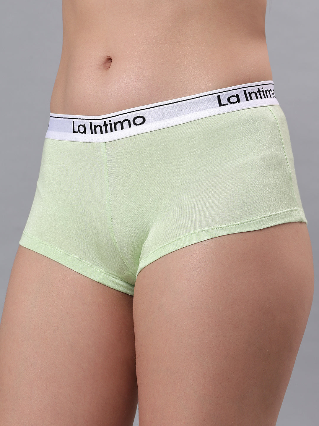 Luxury women's boyshort panty from La Intimo in a single pack, offering comfort and premium quality fabric.