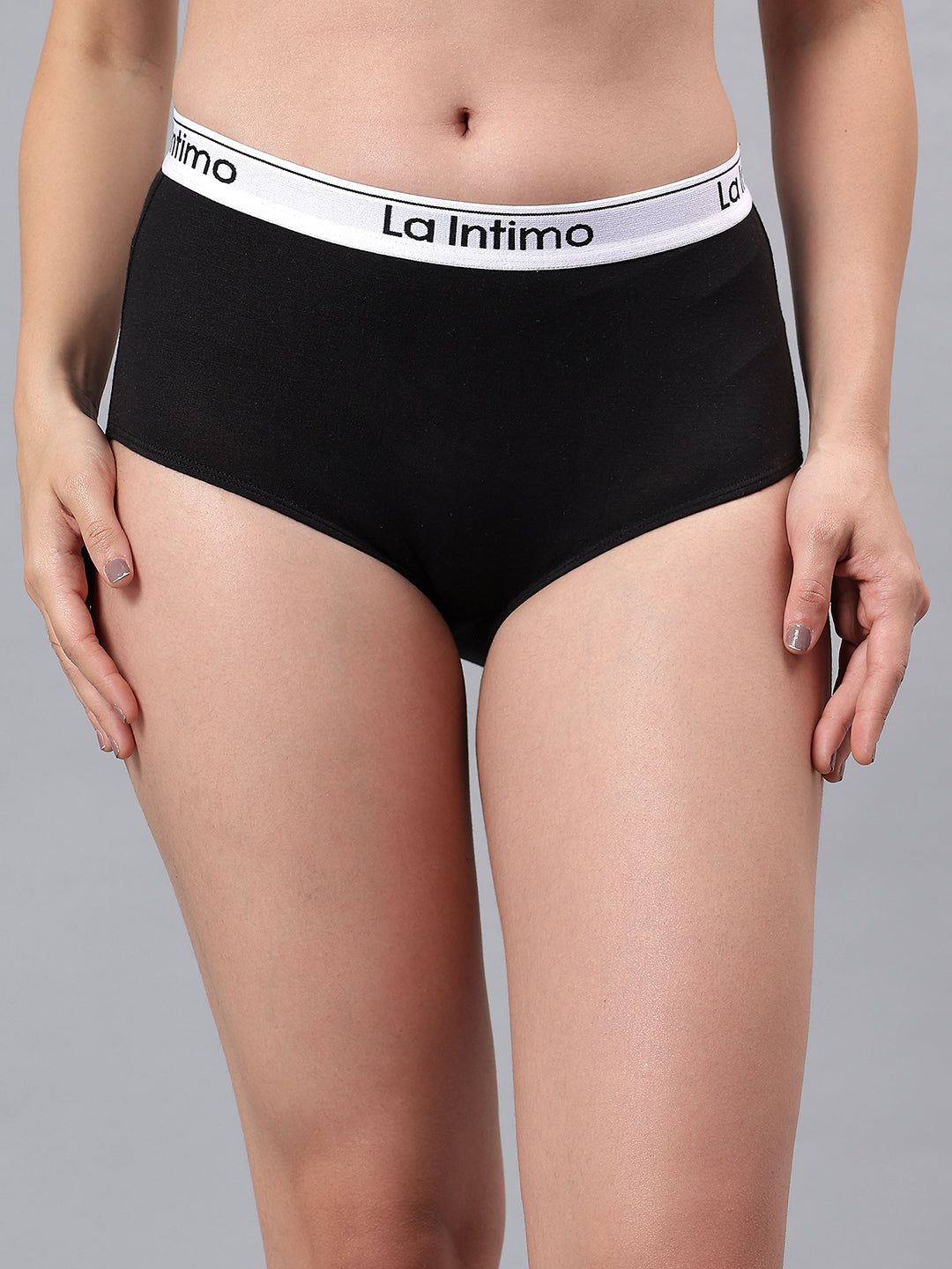 Luxury women’s full brief panty in single pack from La Intimo, designed for comfort, style, and a perfect fit.