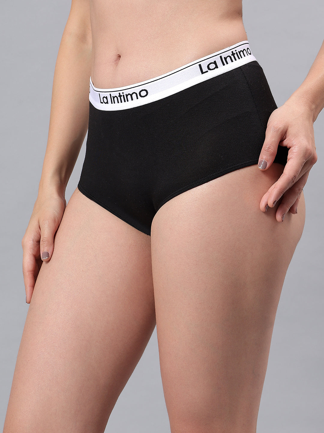 Luxury women’s full brief panty in single pack from La Intimo, designed for comfort, style, and a perfect fit.