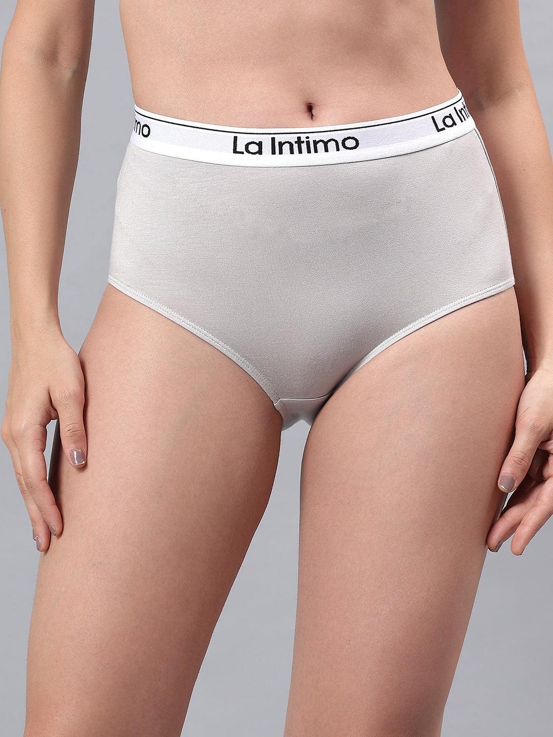 Luxury women’s full brief panty in single pack from La Intimo, designed for comfort, style, and a perfect fit.