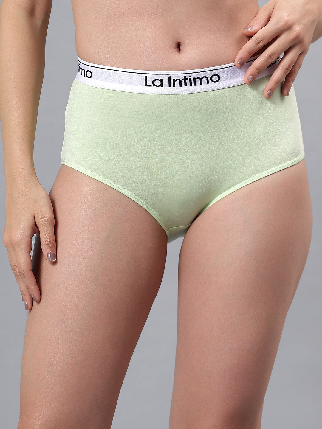 Luxury women’s full brief panty in single pack from La Intimo, designed for comfort, style, and a perfect fit.