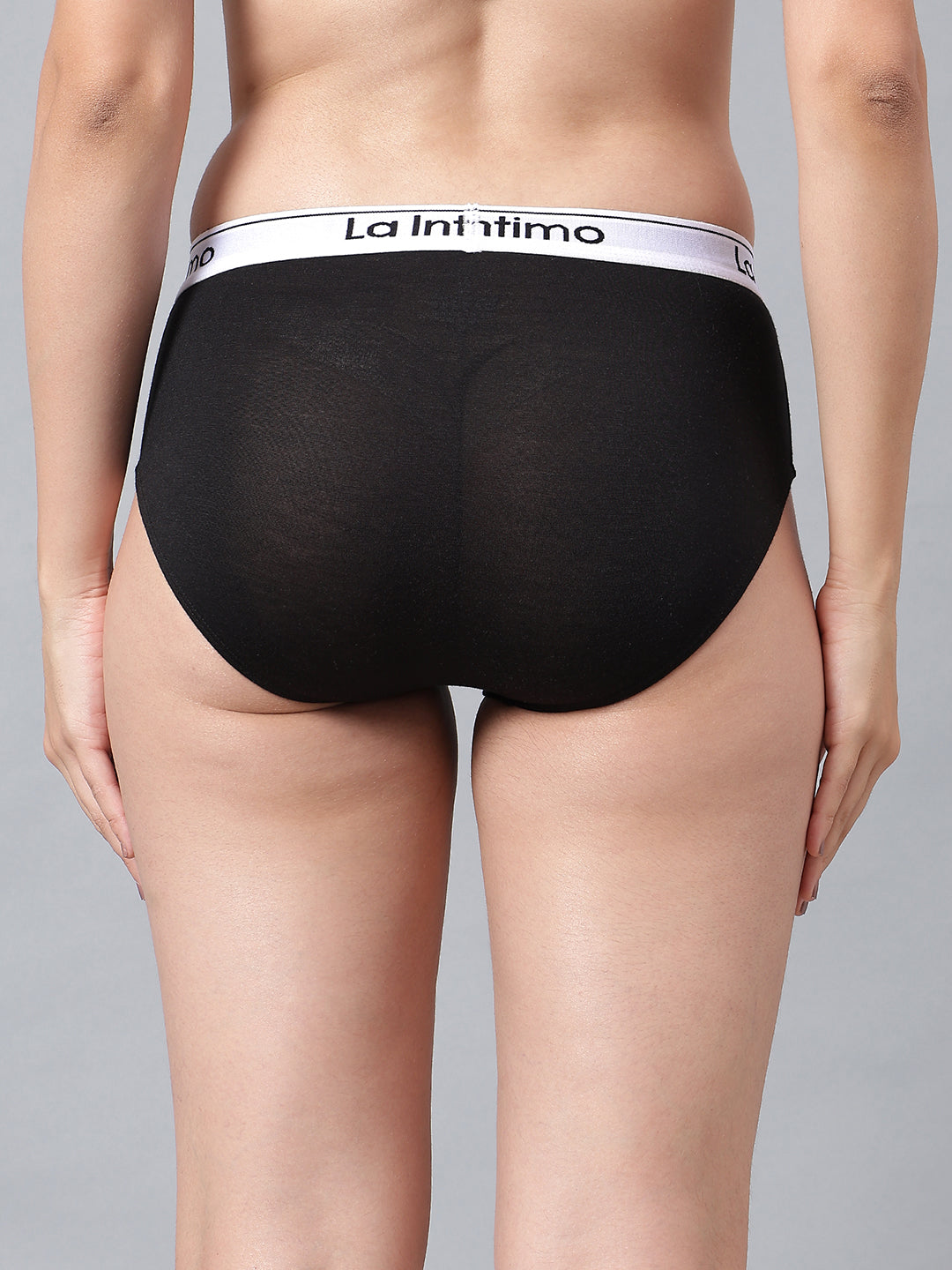 Luxury women’s hipster panty in single pack from La Intimo, designed for comfort, style, and a smooth fit.